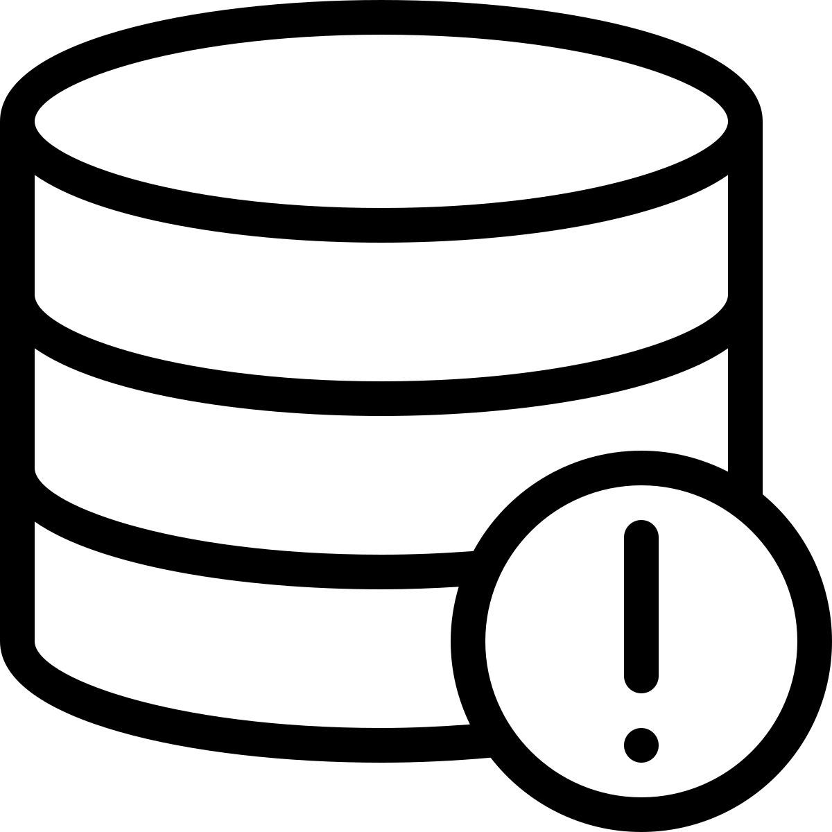 database alert icon