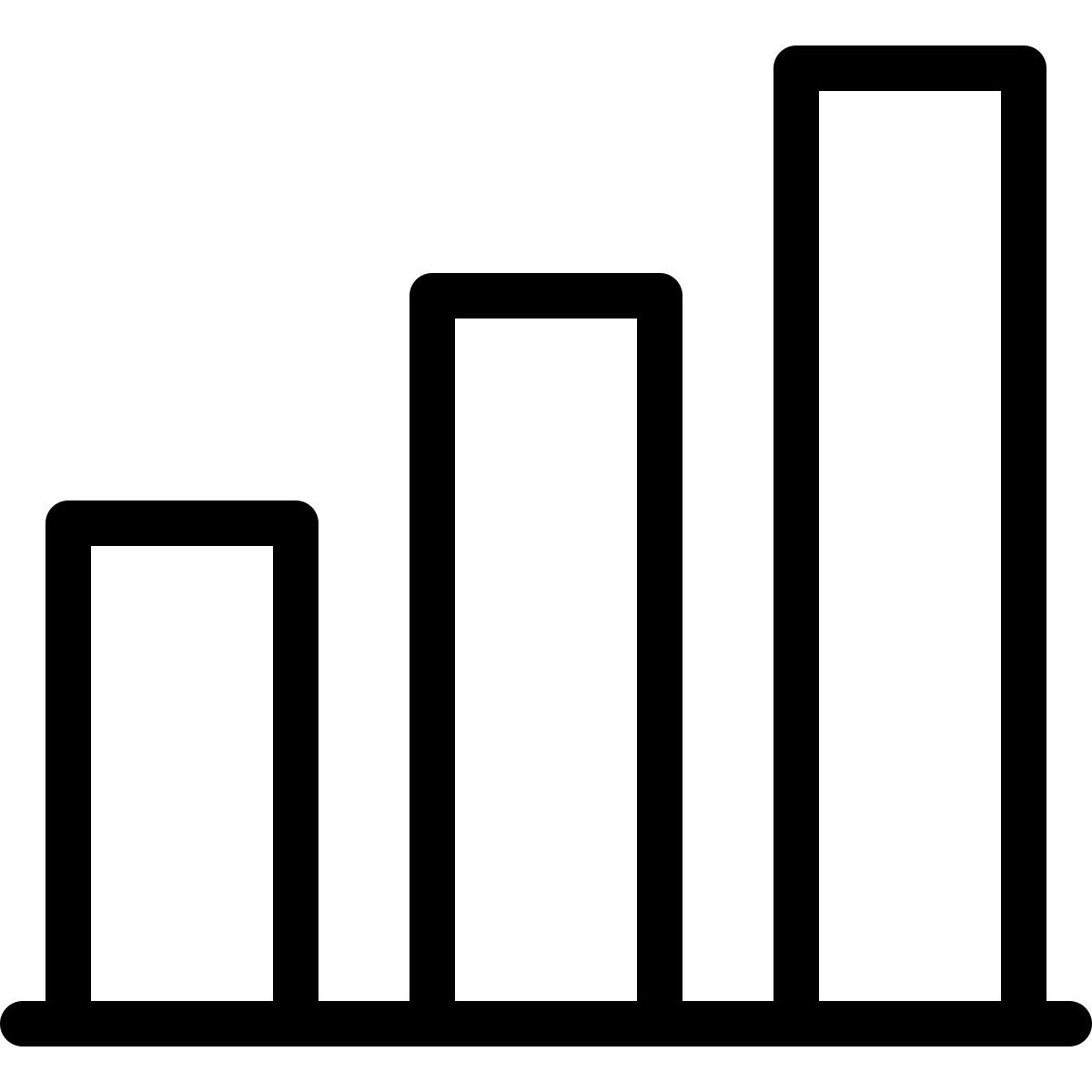 gráfico de barras icon