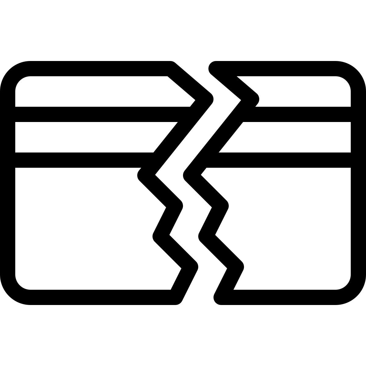 broken card icon