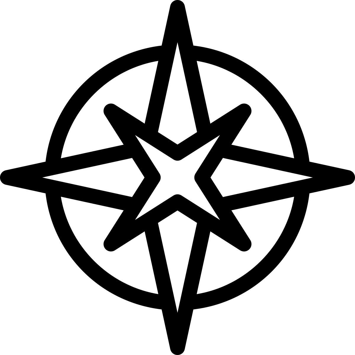 cardinal points icon