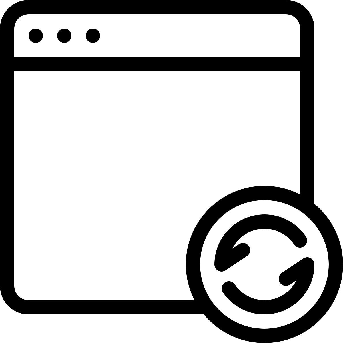refresh web page icon