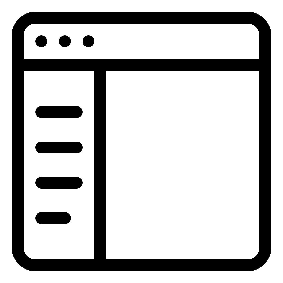 sidebar icon