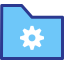 external archive-folderino-blue-tone-royyan-wijaya-4 icon