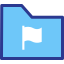 external archive-folderino-blue-tone-royyan-wijaya-7 icon