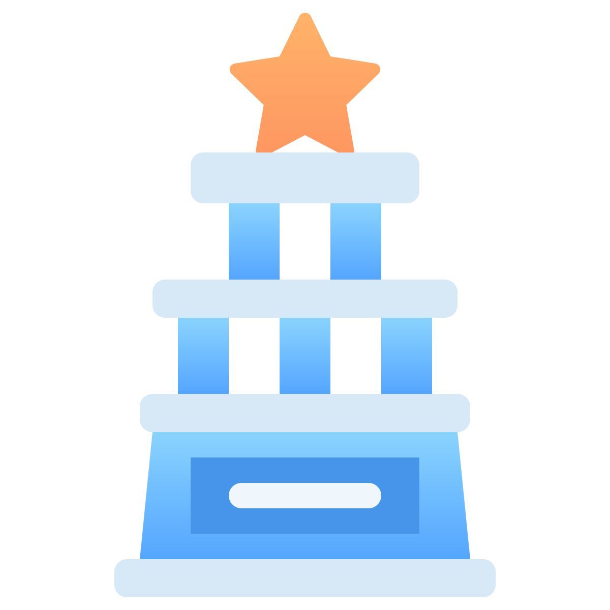 big star trophy icon