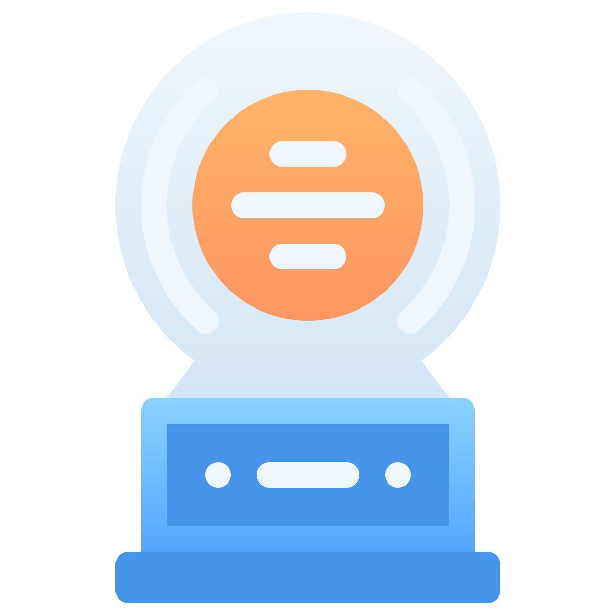 circle trophy icon