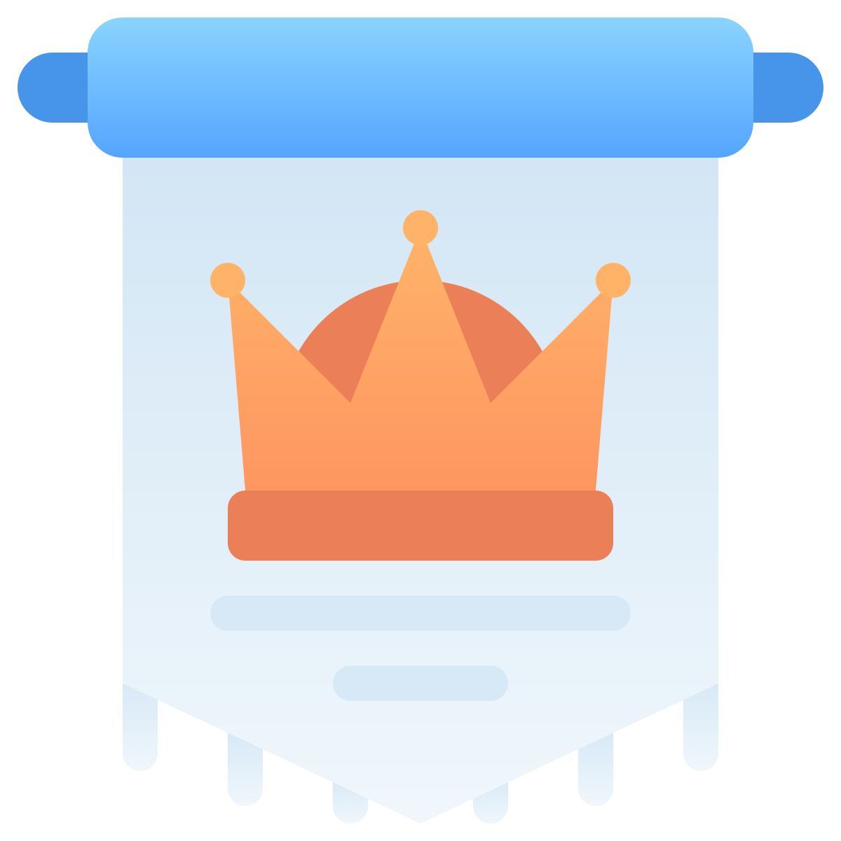 crown ribbon icon