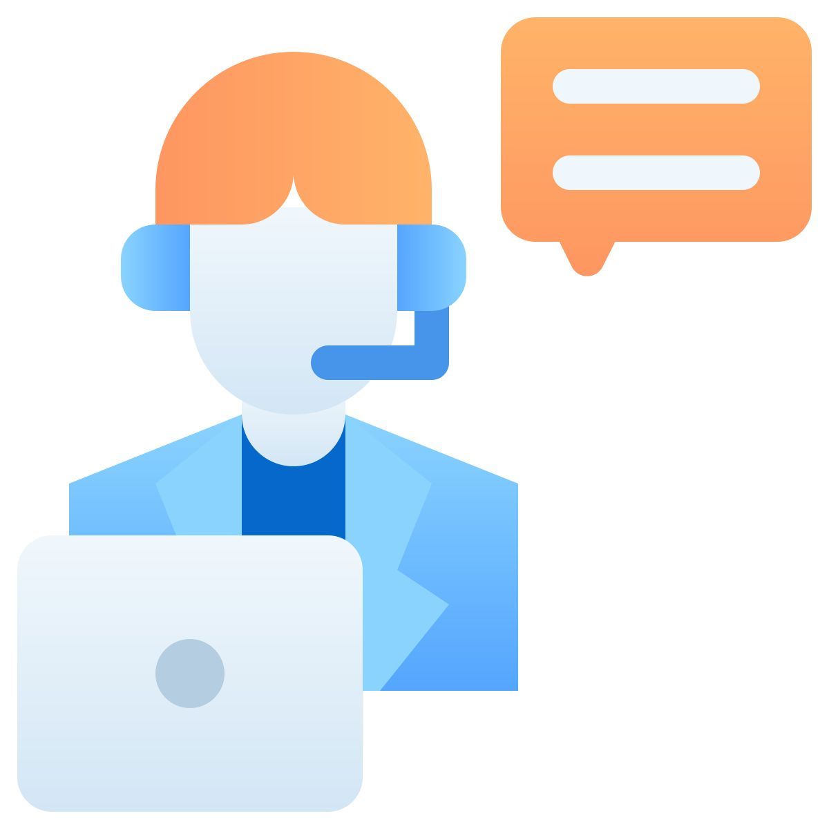 customer service agent icon