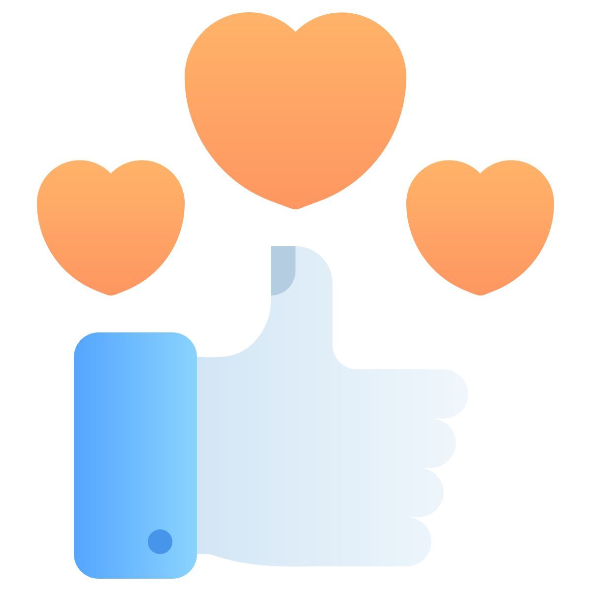 custumer like icon