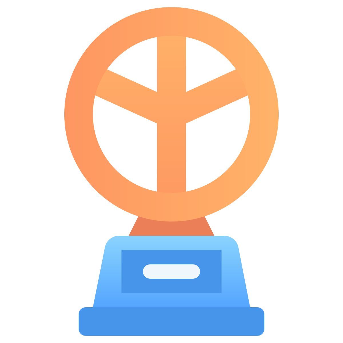 peace trophy icon