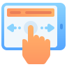 external Slide-user-experience-topaz-kerismaker icon