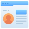 external User-Profile-costumer-support-topaz-kerismaker icon