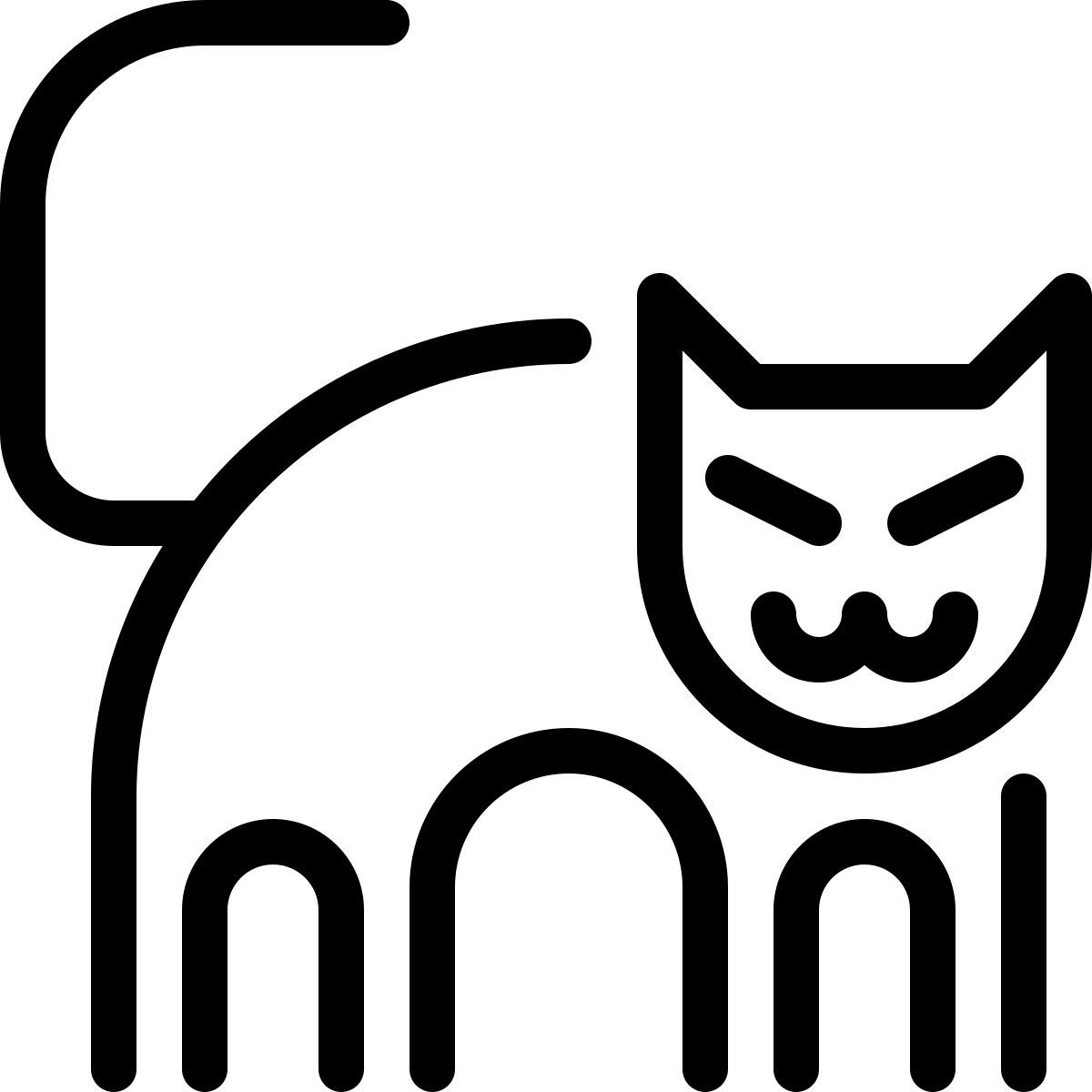 black cat icon