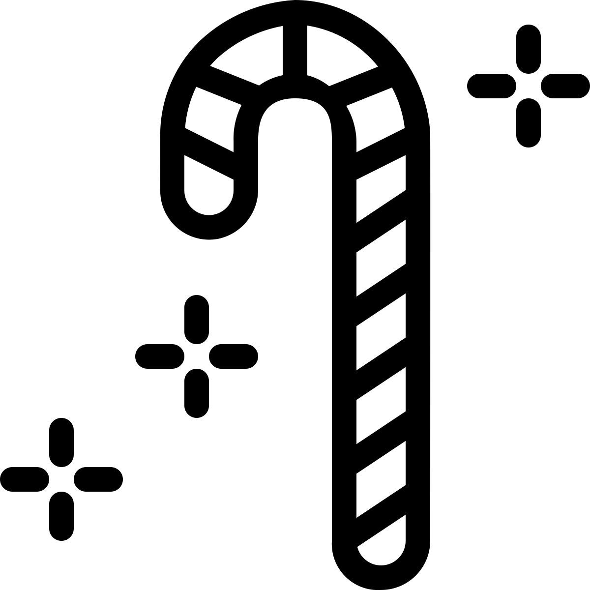 candy cane icon