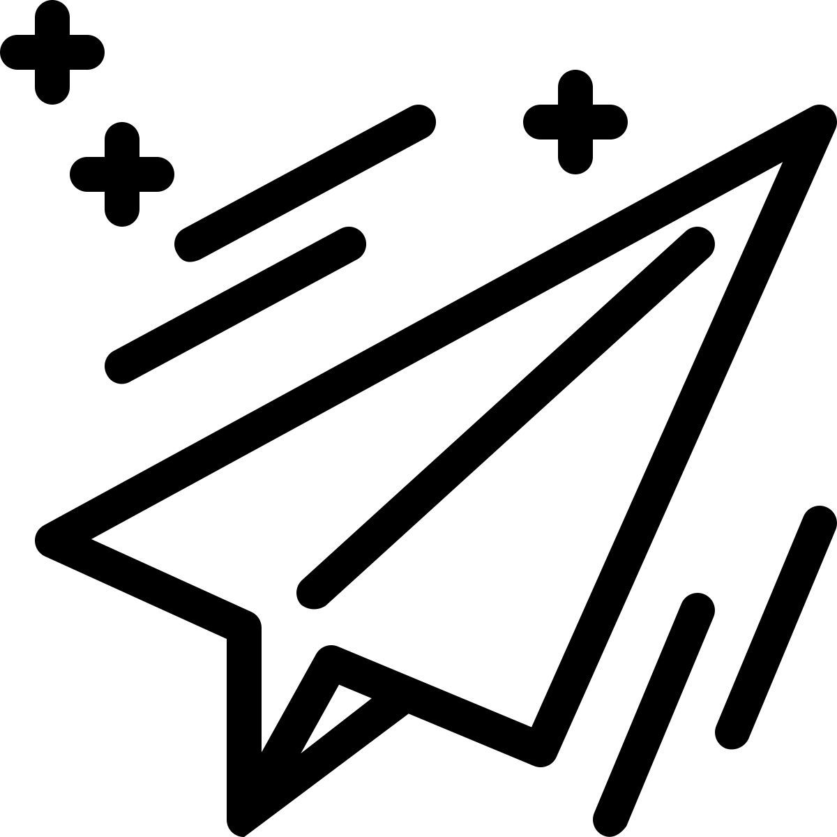 paper airplane icon