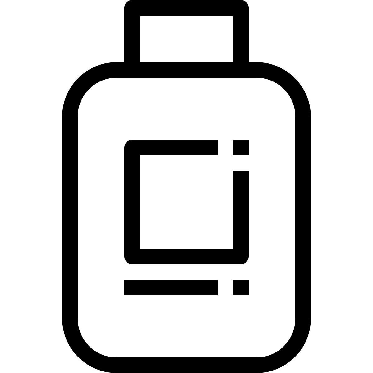 plastic bottle icon
