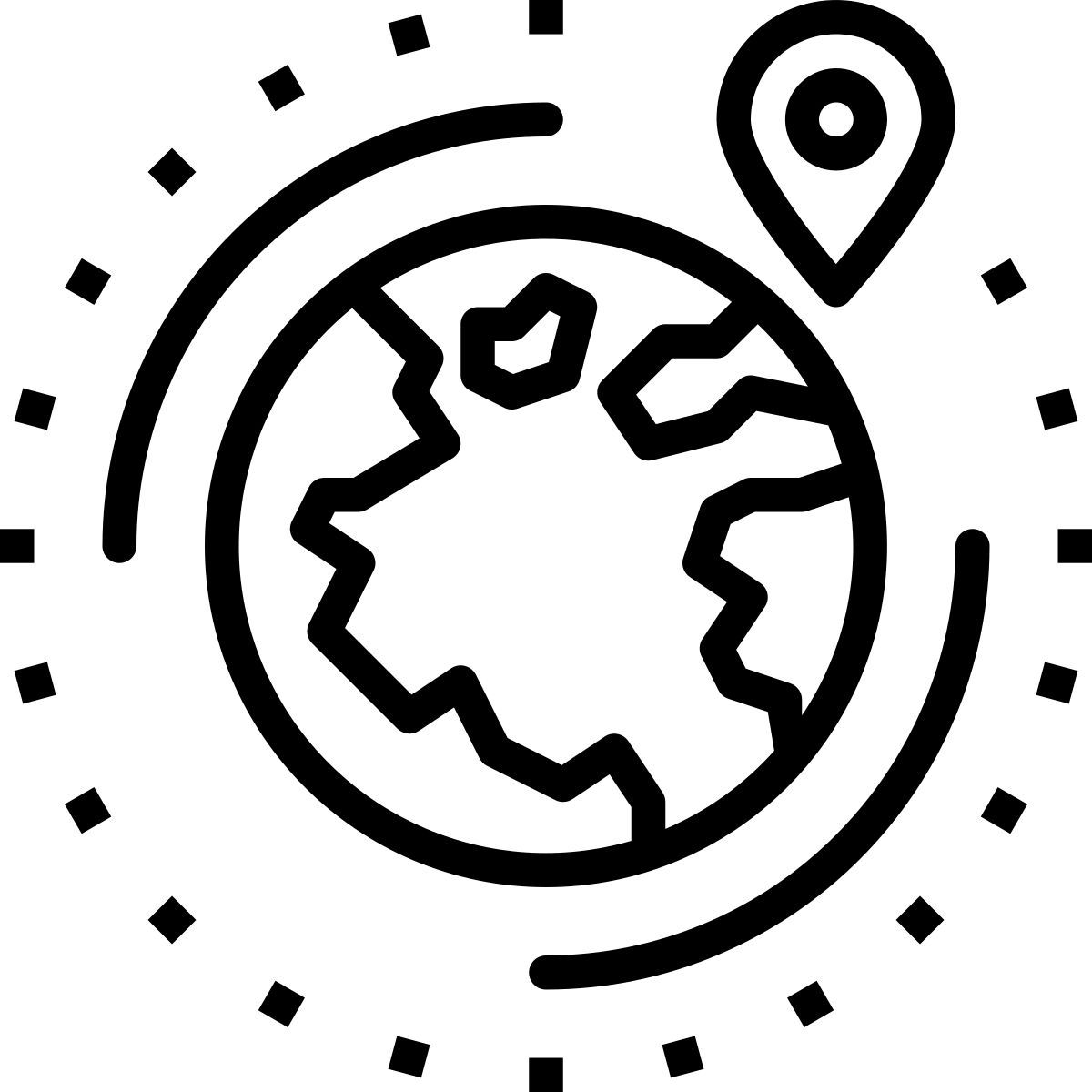 around the world icon