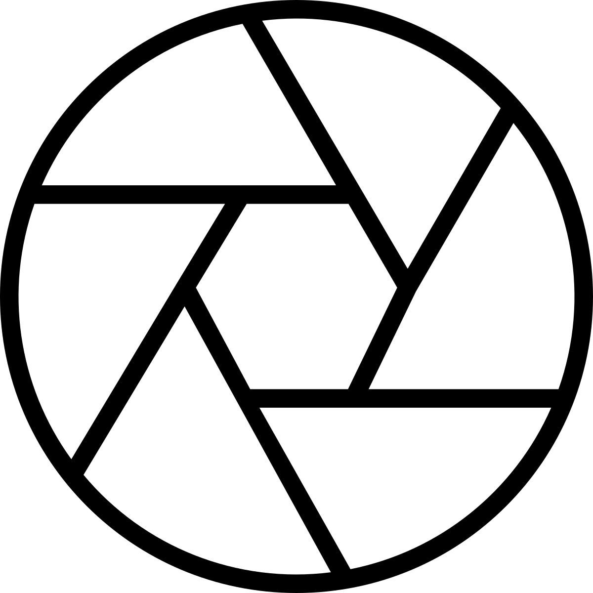 camera shutter icon