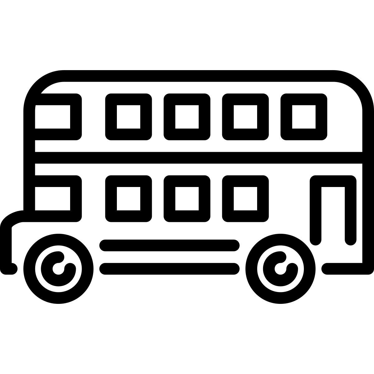double decker bus icon