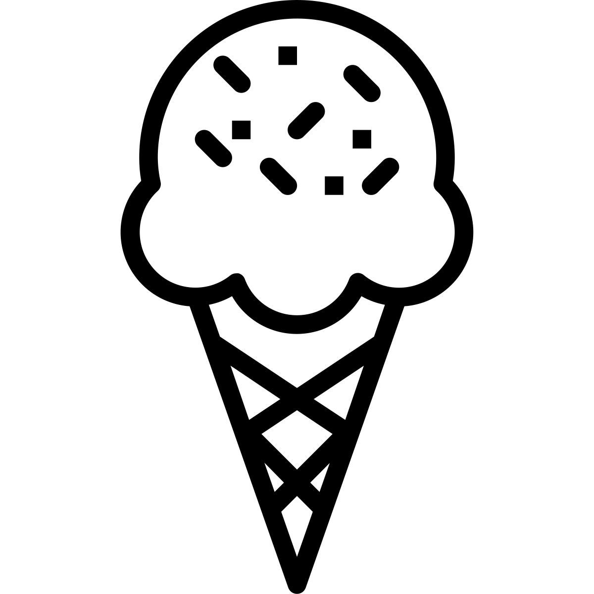 ice cream cone icon