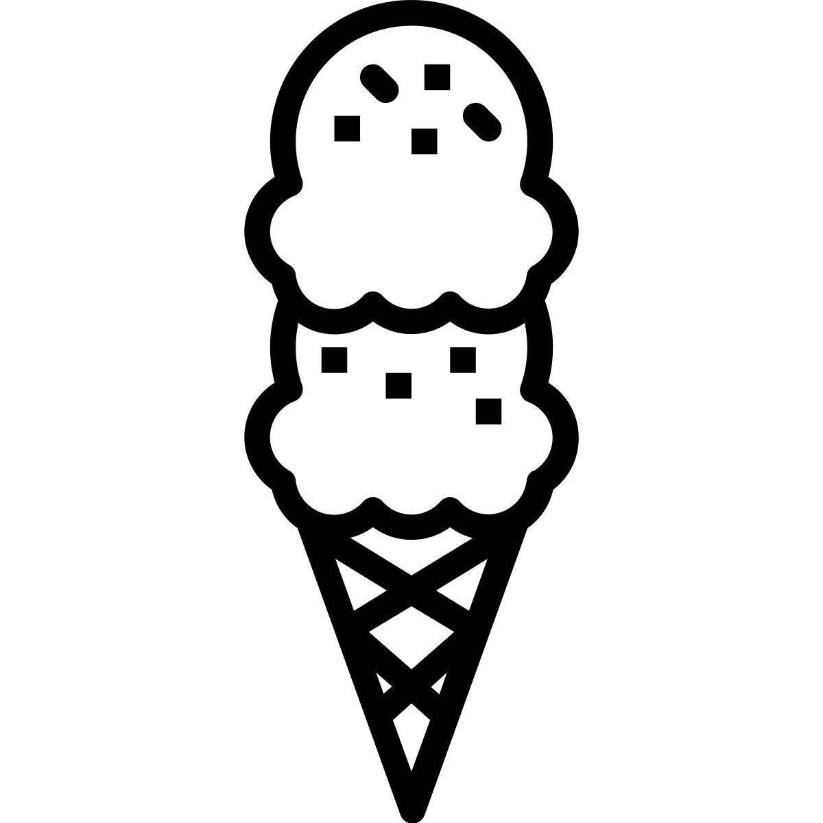 ice cream cone icon
