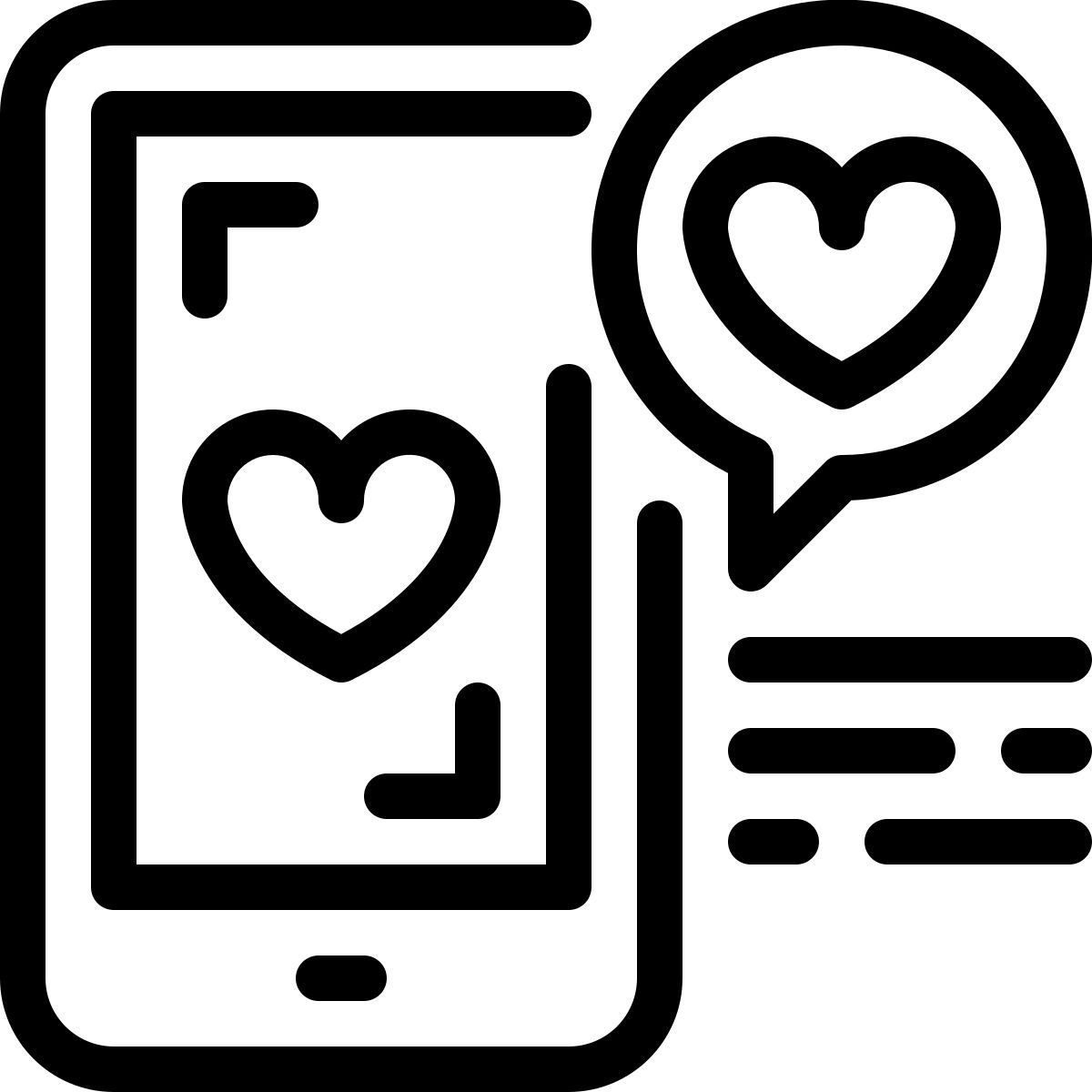 love message icon