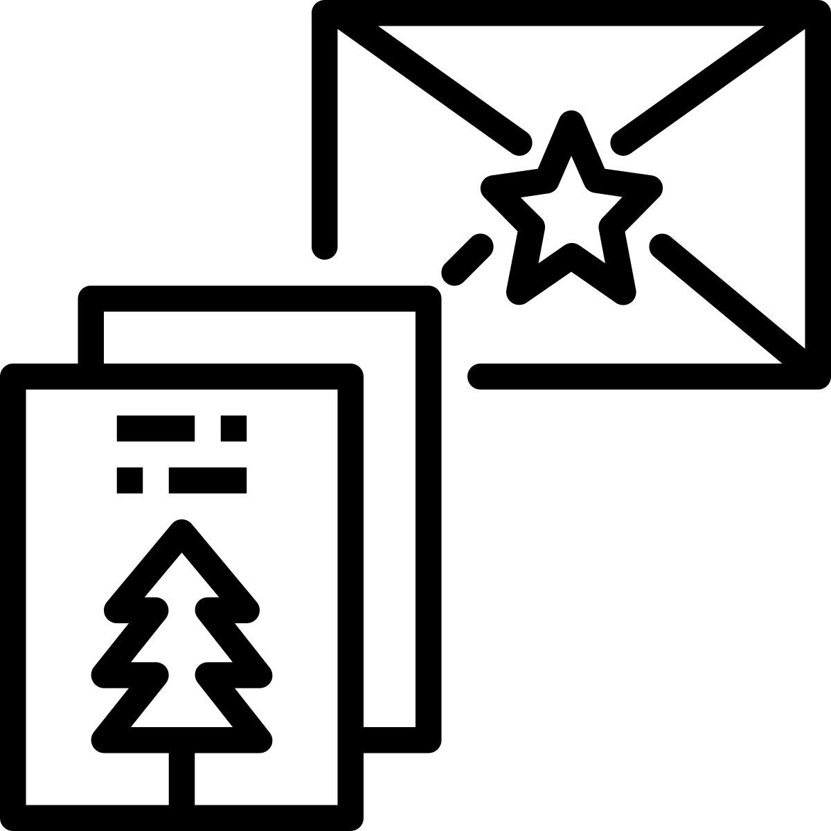 new year card icon