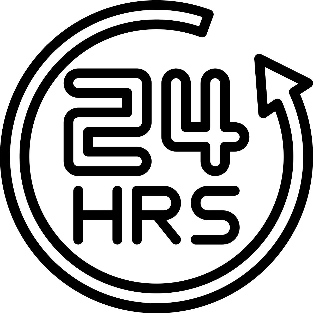 open 24 hours icon