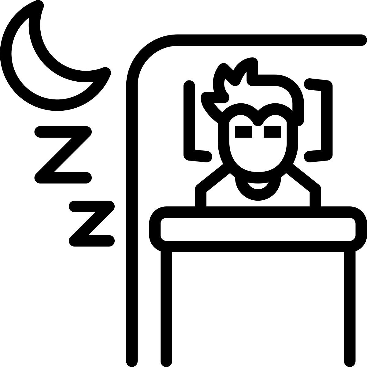 sleeping icon