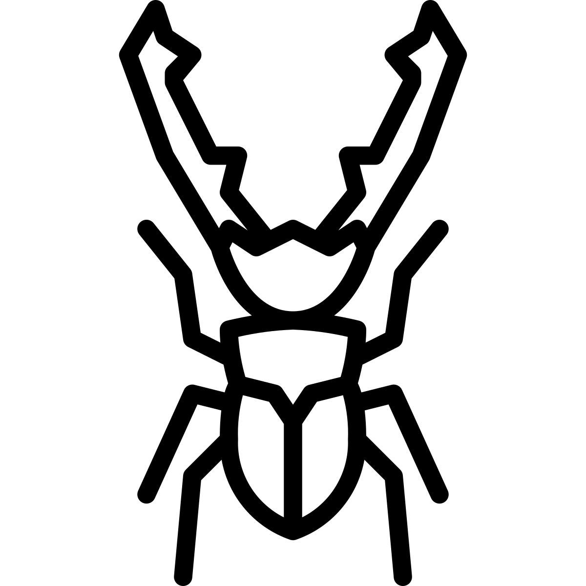 stag beetle icon