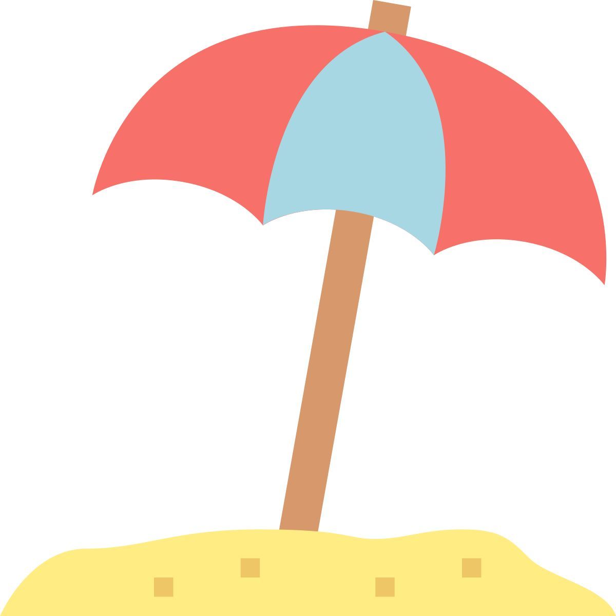 beach umbrella icon