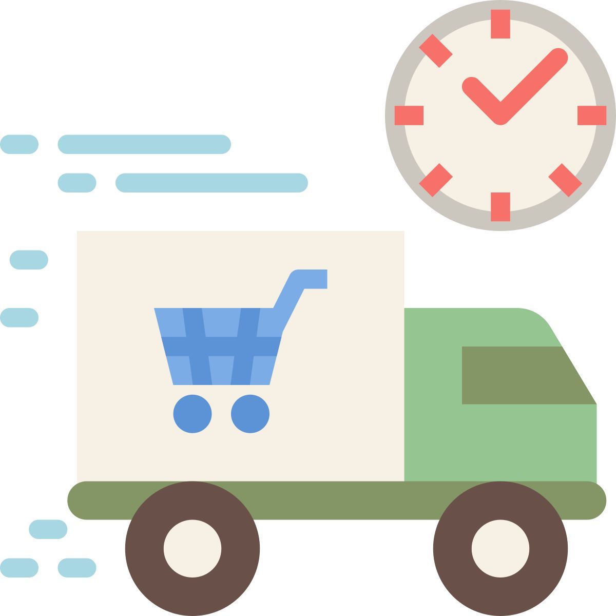 fast delivery icon