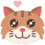 external cute-cat-emoji-tulpahn-flat-tulpahn icon