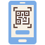 external qr-code-online-shopping-tulpahn-flat-tulpahn icon