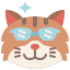 external smart-cat-emoji-tulpahn-flat-tulpahn icon