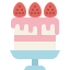 external strawberry-cake-ice-cream-menu-tulpahn-flat-tulpahn icon