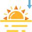 external sunset-weather-tulpahn-flat-tulpahn icon