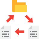 external file-sharing-work-from-home-tulpahn-flat-tulpahn icon