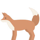 external fox-wild-animals-tulpahn-flat-tulpahn icon