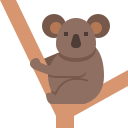 external koala-wild-animals-tulpahn-flat-tulpahn icon