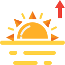 external sunrise-weather-tulpahn-flat-tulpahn icon