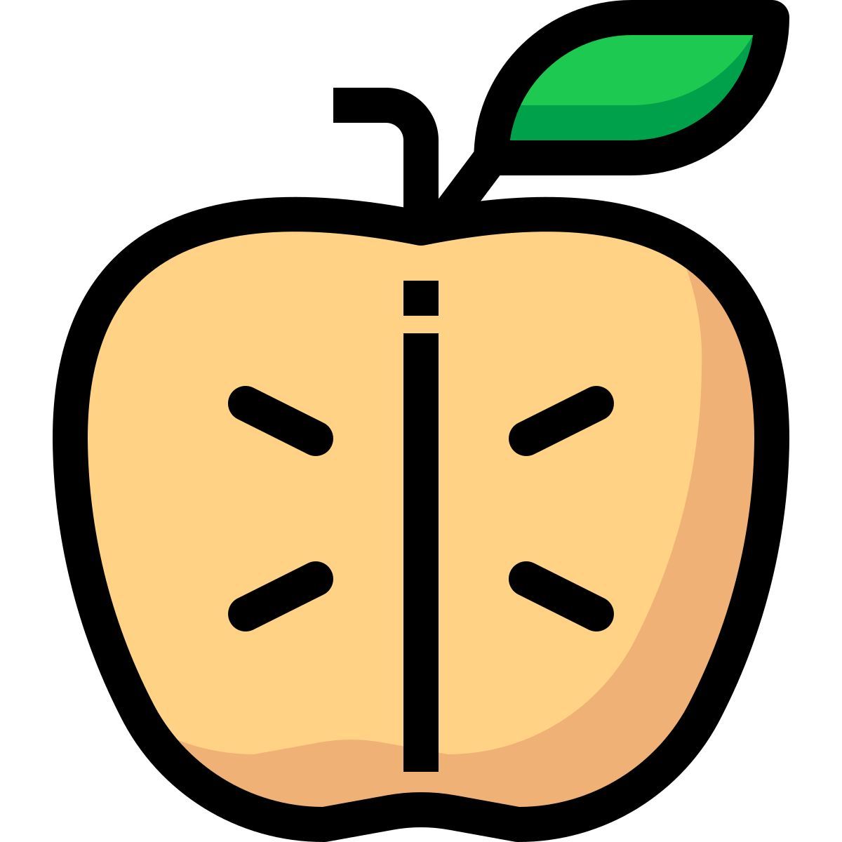 apple slice icon