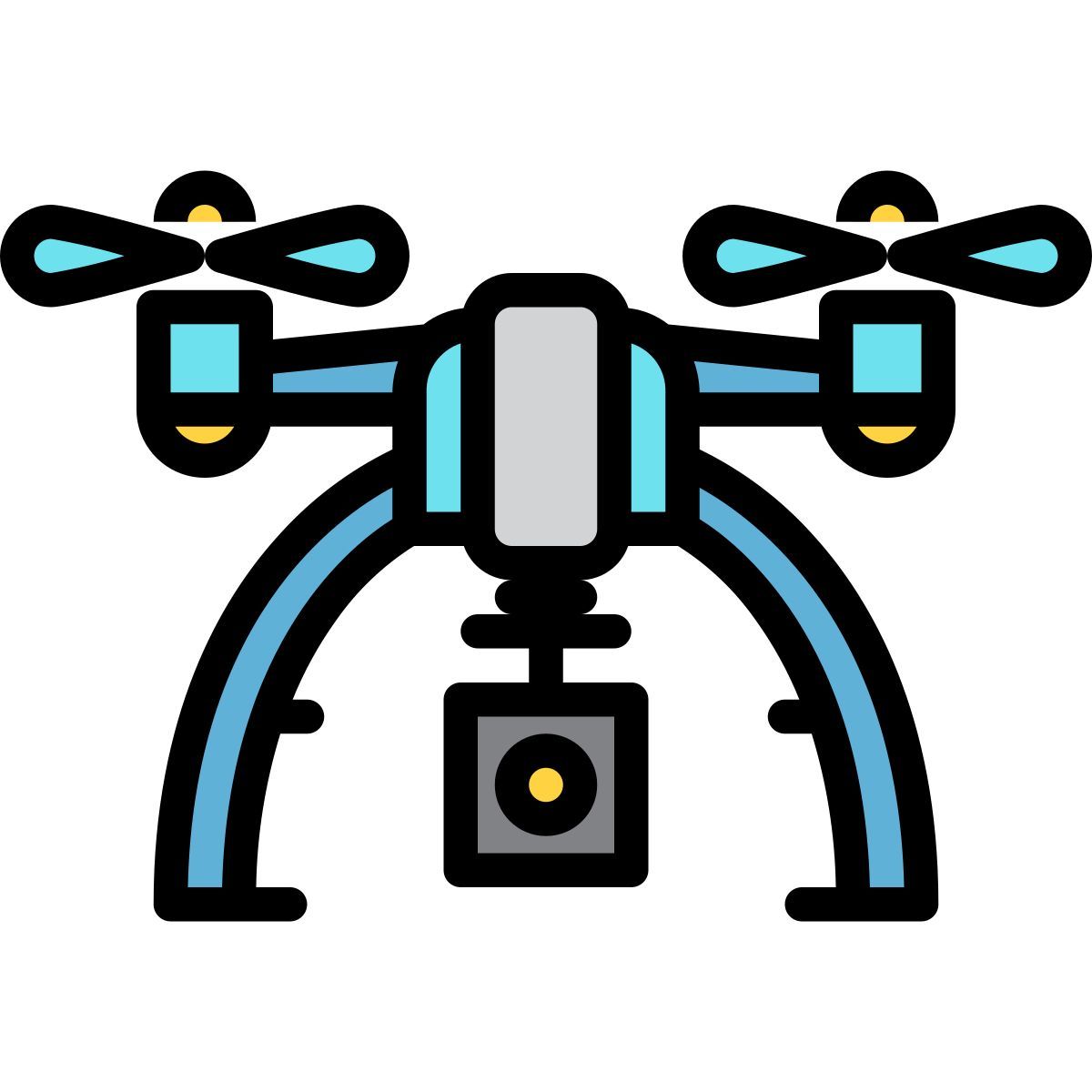 camera drone icon