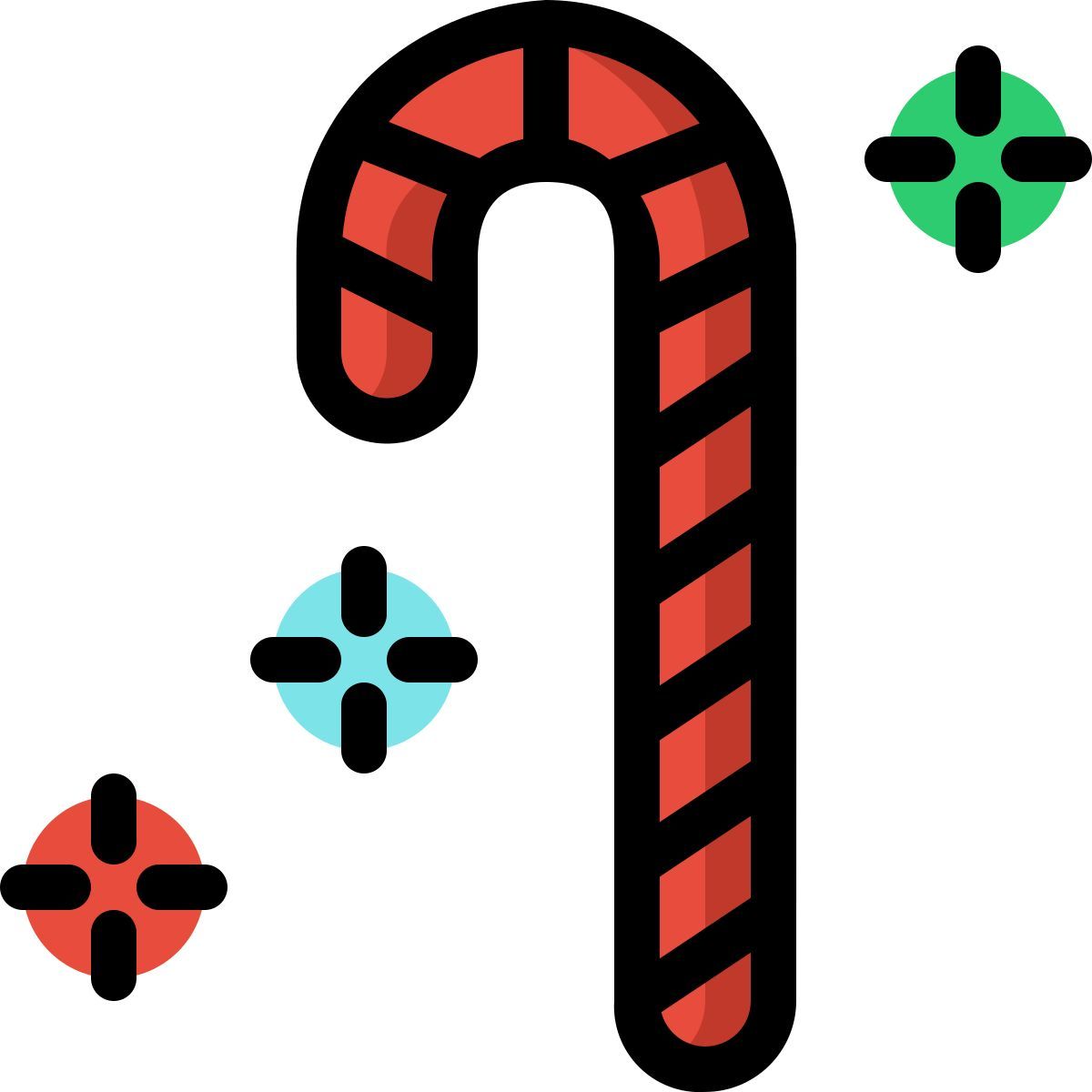 candy cane icon