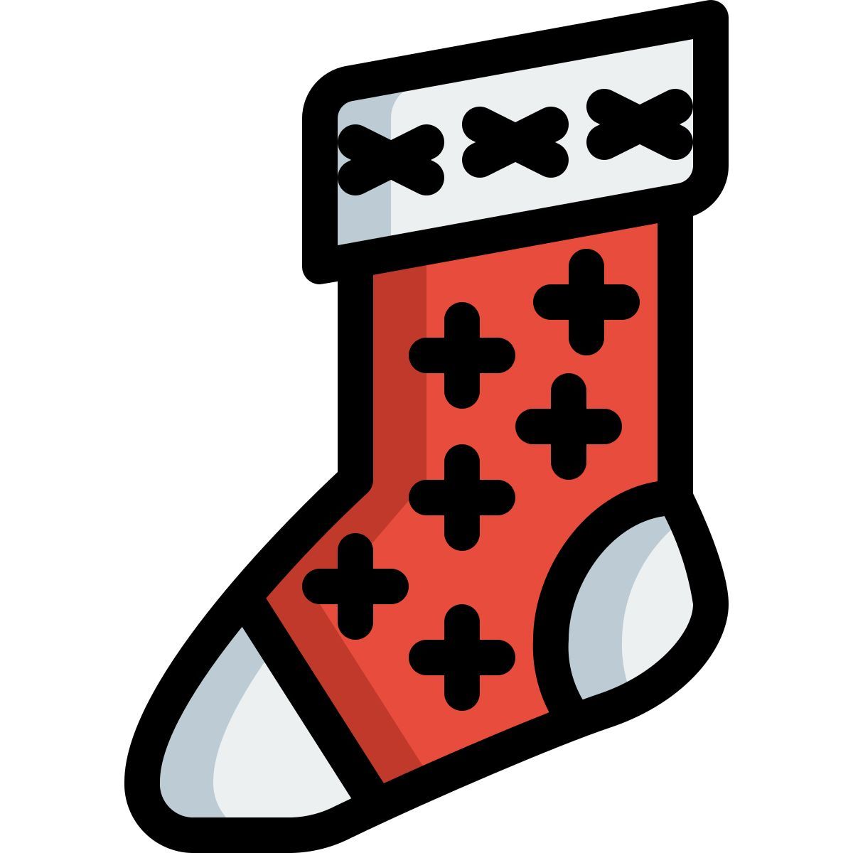 christmas stocking icon