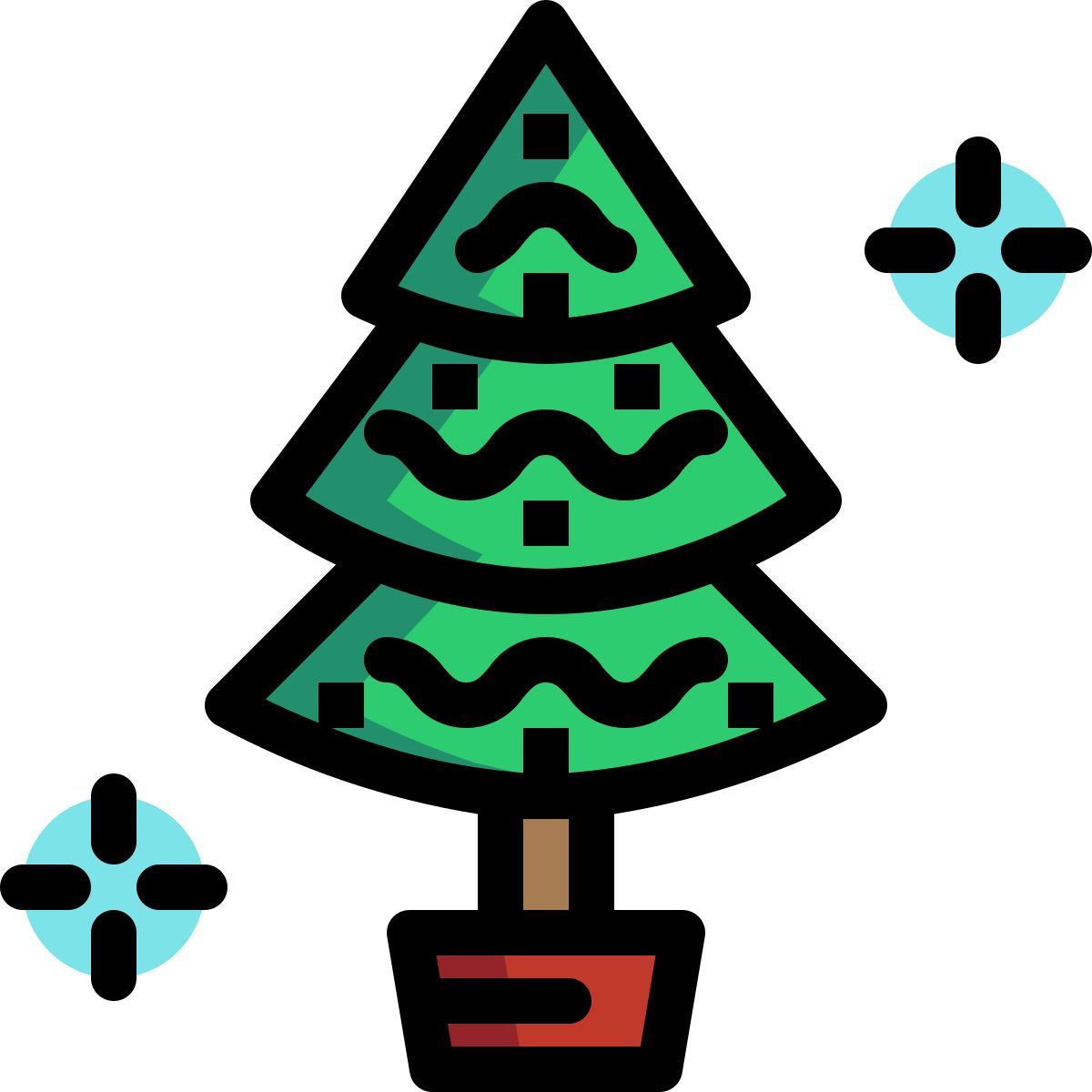 christmas tree icon