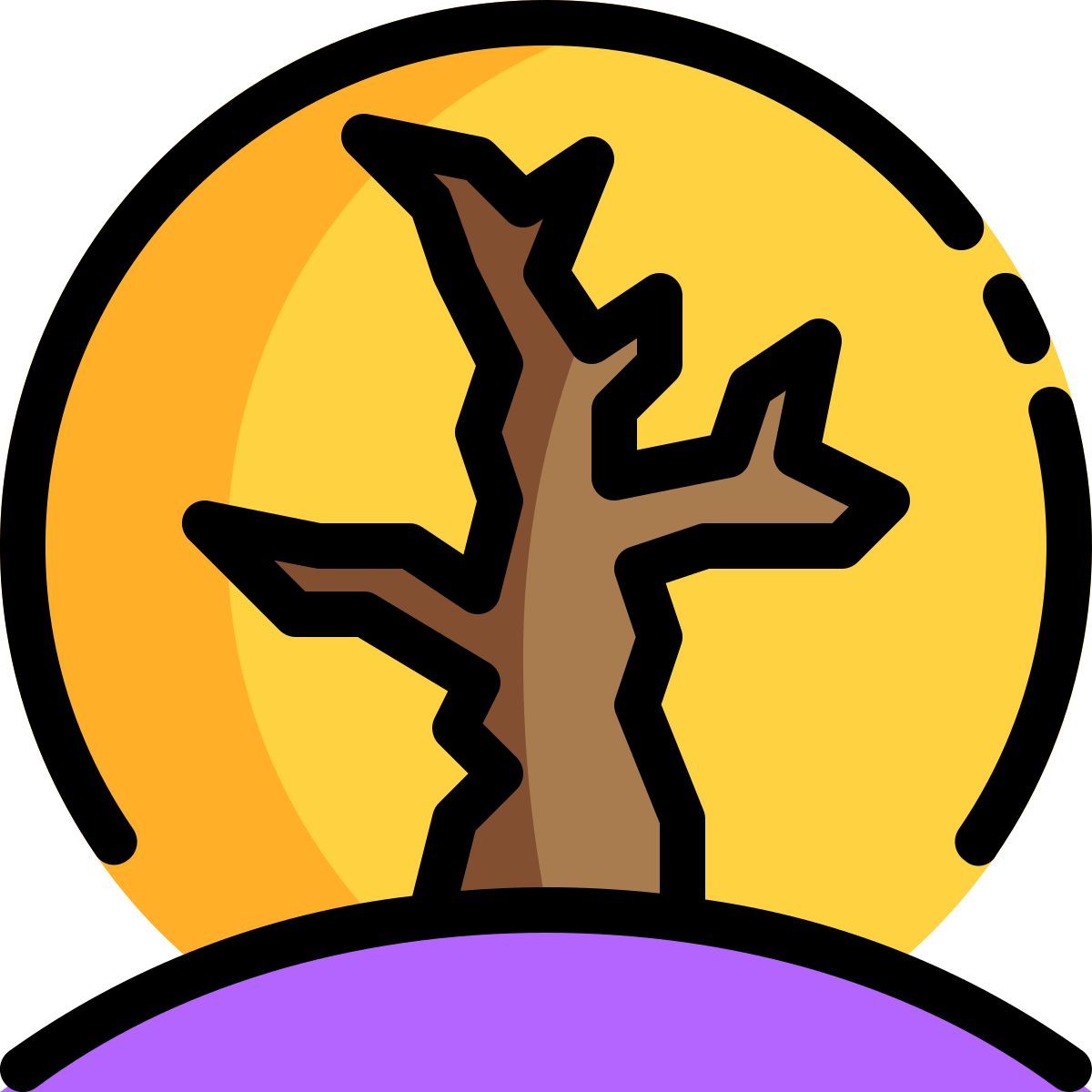 dry tree icon