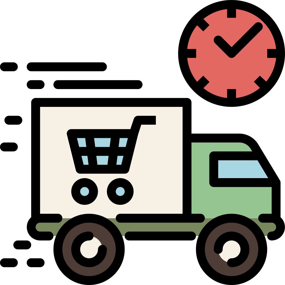 fast delivery icon