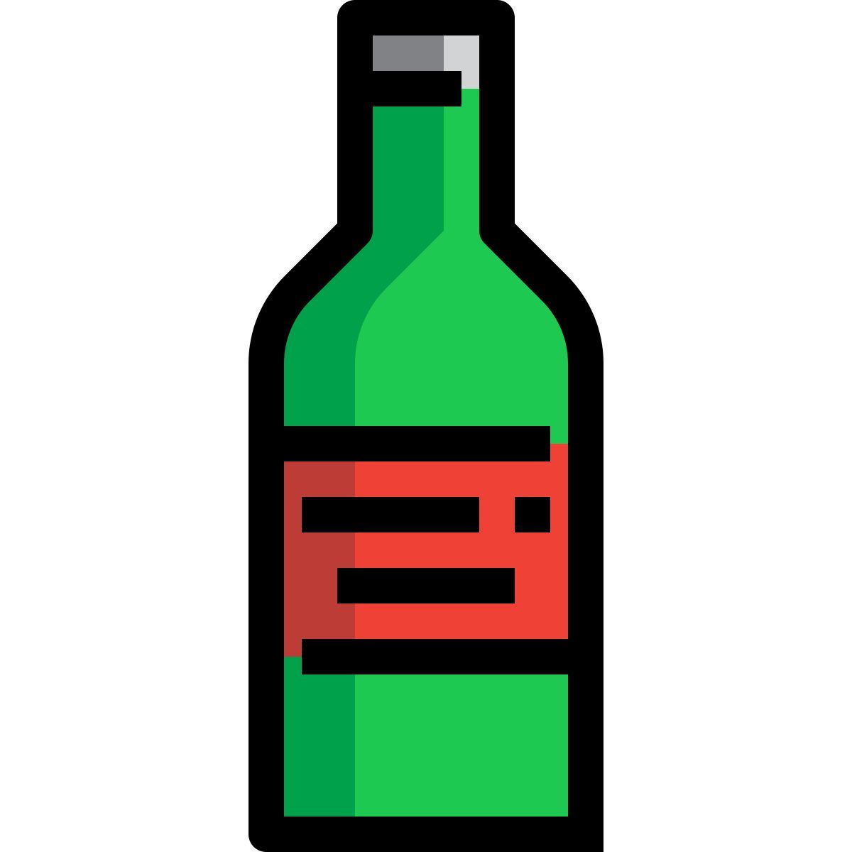 Bouteille en verre icon