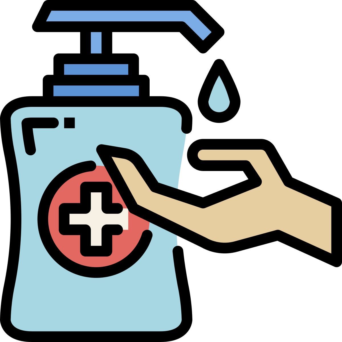 hand sanitizer icon